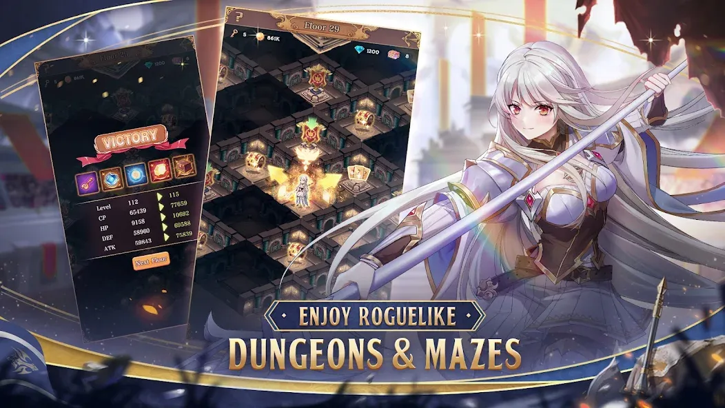 Legend of Almia:idle RPG (Легенда о Альмии) [МОД Много денег] APK Android Screenshot 4