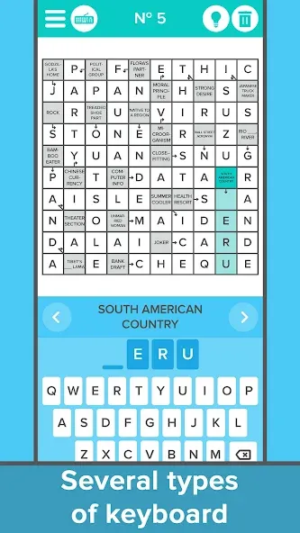 Crossword: Arrowword puzzles [МОД Много денег] APK Android Screenshot 2