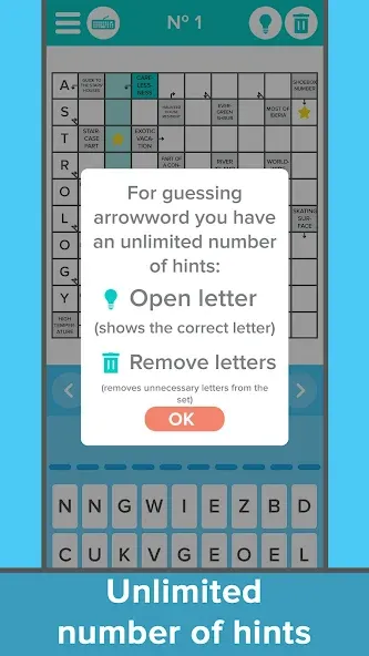 Crossword: Arrowword puzzles [МОД Много денег] APK Android Screenshot 4