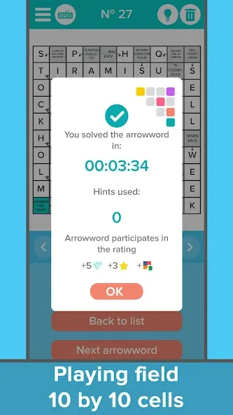 Crossword: Arrowword puzzles [МОД Много денег] APK Android Screenshot 5