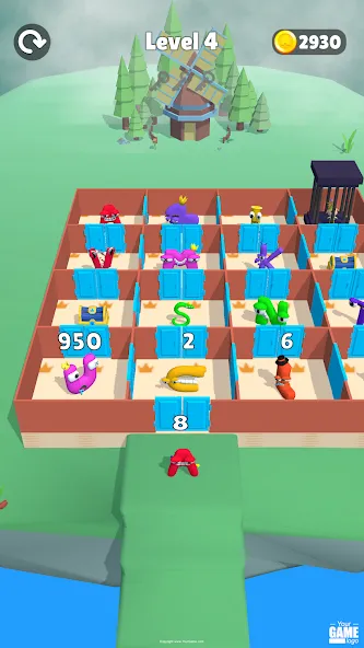 Alphabet Battle: Room Maze (Алфавит батл) [МОД Unlocked] APK Android Screenshot 2