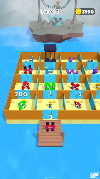 Alphabet Battle: Room Maze (Алфавит батл) [МОД Unlocked] APK Android Screenshot 3