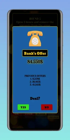 Deal or No Deal (Дил ор Но Дил) [МОД Mega Pack] APK Android Screenshot 3