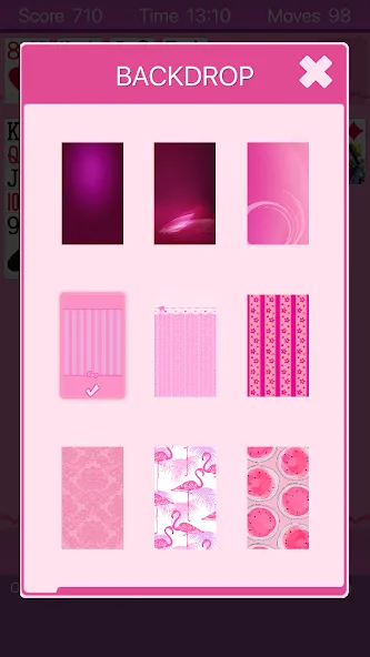 Pink Solitaire (Пинк Солитер) [МОД Бесконечные монеты] APK Android Screenshot 2