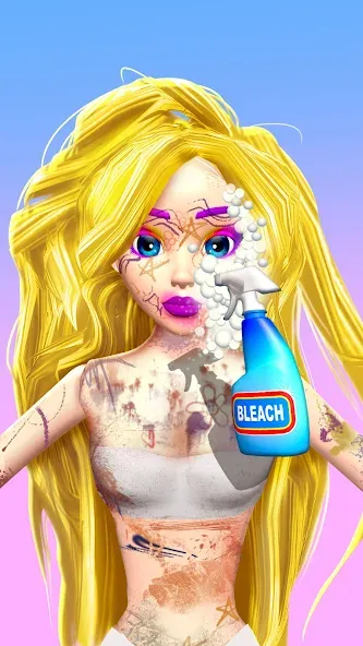 Doll Makeover - DIY 3D Dolly [МОД Mega Pack] APK Android Screenshot 2