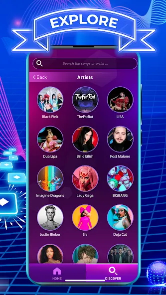 Tiles Hop: EDM Rush (Тайлс Хоп) [МОД Unlocked] APK Android Screenshot 3