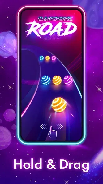 Dancing Road: Color Ball Run! (Дансинг Роад) [МОД Бесконечные монеты] APK Android Screenshot 3