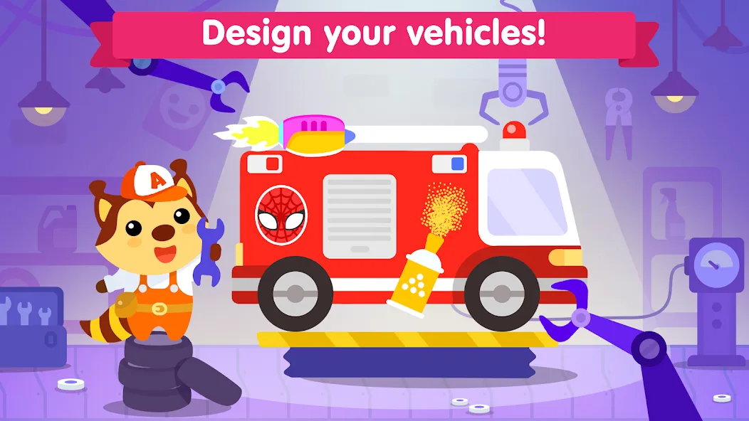 Car games for kids & toddler [МОД Unlocked] APK Android Screenshot 2