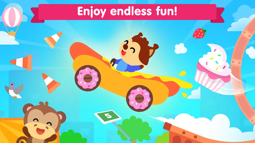 Car games for kids & toddler [МОД Unlocked] APK Android Screenshot 3