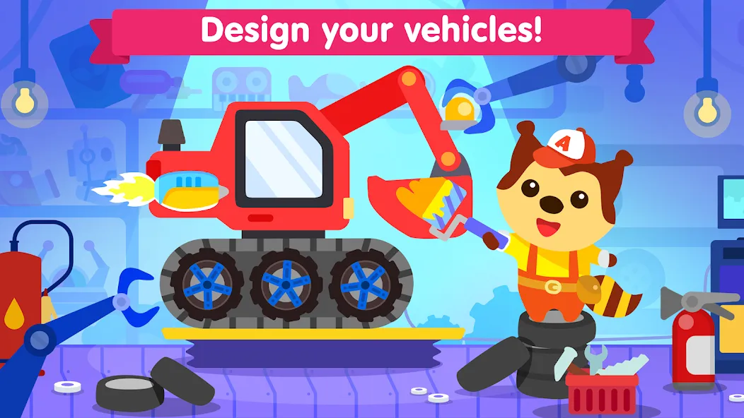 Car games for toddlers & kids [МОД Бесконечные монеты] APK Android Screenshot 1