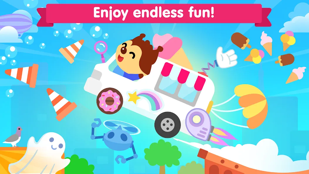 Car games for toddlers & kids [МОД Бесконечные монеты] APK Android Screenshot 2