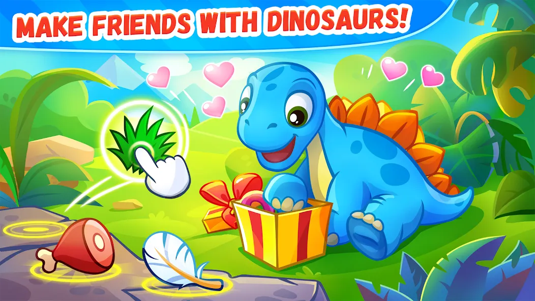 Dinosaur games for kids age 2 [МОД Много денег] APK Android Screenshot 4