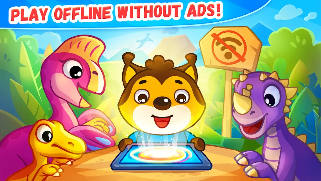 Dinosaur games for kids age 2 [МОД Много денег] APK Android Screenshot 5
