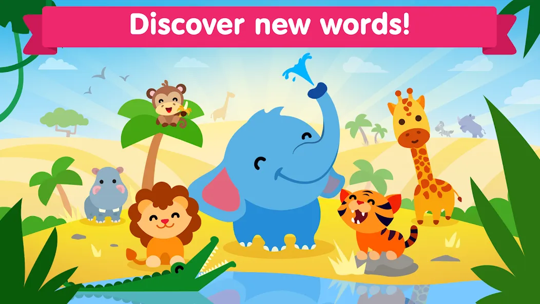 Animal sounds games for babies [МОД Бесконечные монеты] APK Android Screenshot 2