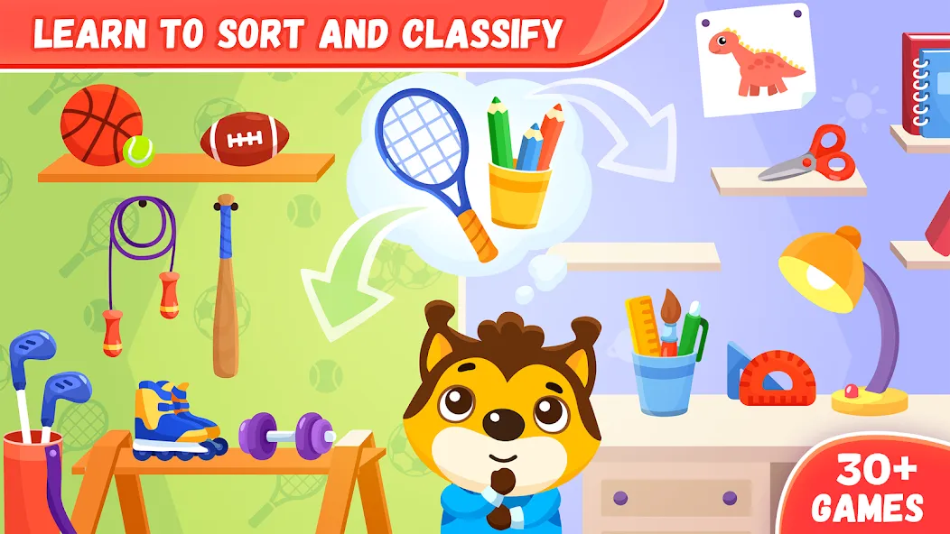 Educational games for kids 2-4 [МОД Бесконечные монеты] APK Android Screenshot 3