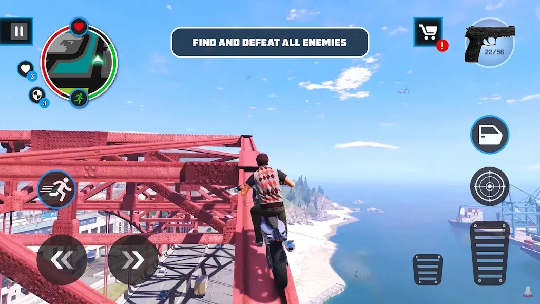 Gangster City: Thug King (Гэнгстер Сити) [МОД Бесконечные монеты] APK Android Screenshot 1