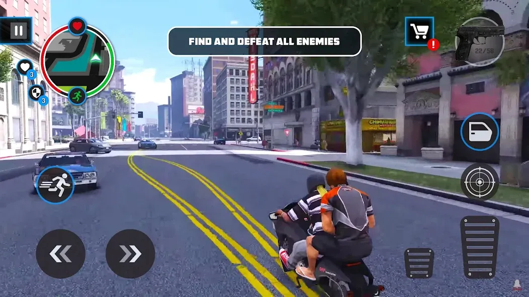 Gangster City: Thug King (Гэнгстер Сити) [МОД Бесконечные монеты] APK Android Screenshot 2