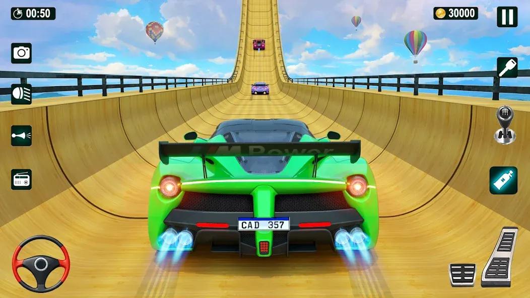 GT Car Stunt 3D: Ramp Car Game [МОД Все открыто] APK Android Screenshot 1