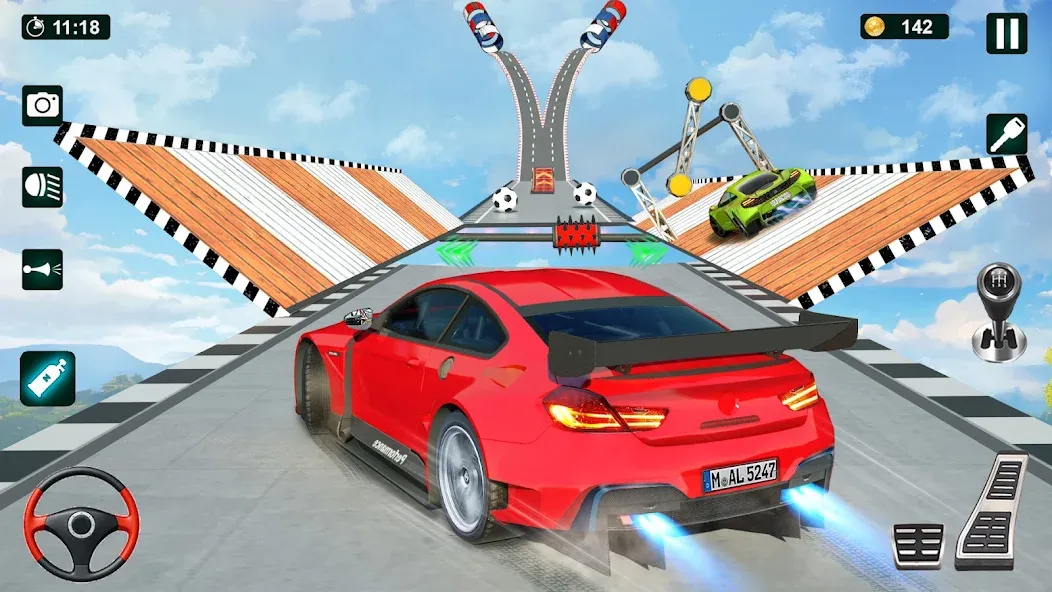 GT Car Stunt 3D: Ramp Car Game [МОД Все открыто] APK Android Screenshot 4
