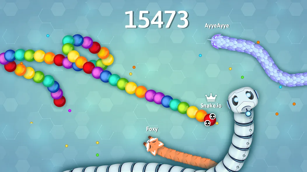 Snake.io - Fun Snake .io Games [МОД Mega Pack] APK Android Screenshot 2