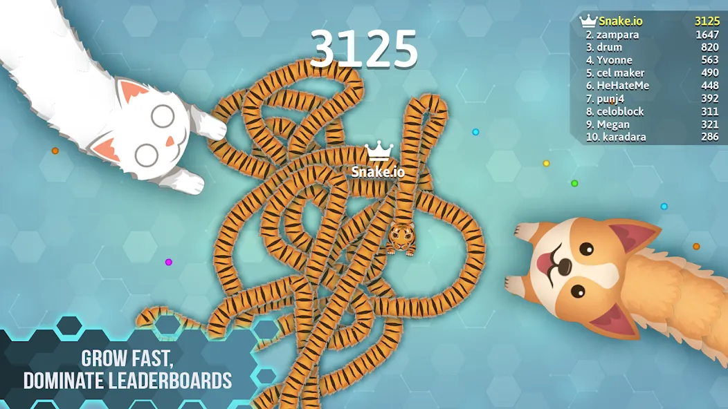 Snake.io - Fun Snake .io Games [МОД Mega Pack] APK Android Screenshot 4
