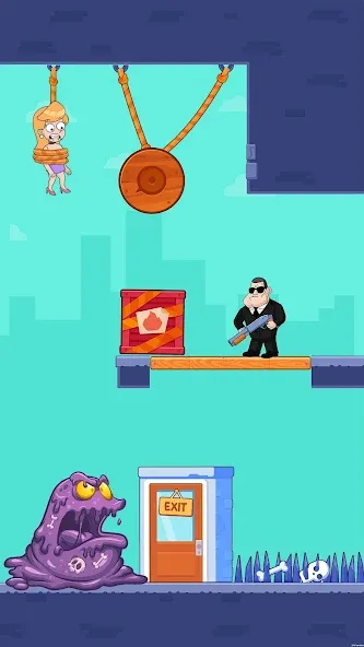 Cut Master: Fun Rope Cut Game (Кат зе Роуп) [МОД Меню] APK Android Screenshot 3