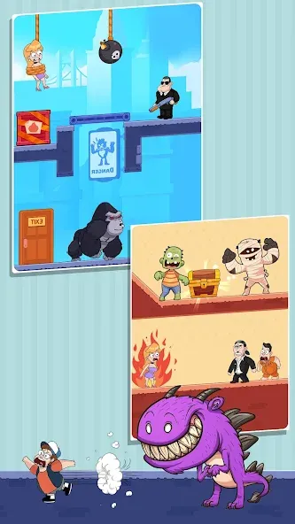 Cut Master: Fun Rope Cut Game (Кат зе Роуп) [МОД Меню] APK Android Screenshot 4