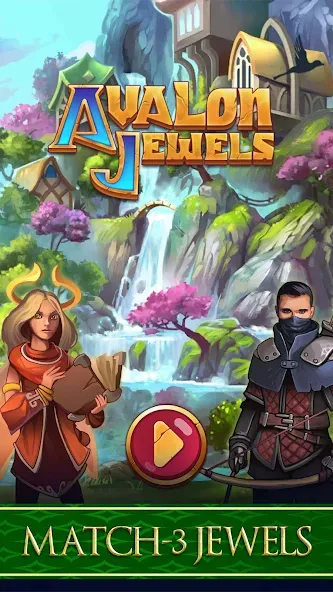 Avalon Jewels Match-3 (Авалон Джуэлс) [МОД Mega Pack] APK Android Screenshot 1