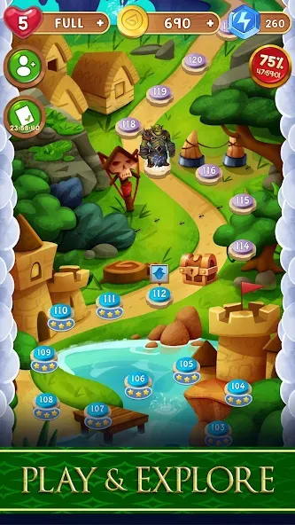 Avalon Jewels Match-3 (Авалон Джуэлс) [МОД Mega Pack] APK Android Screenshot 3