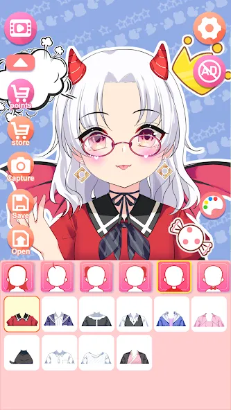 Viya Avatar Maker:emoji (Вия Аватар Мейкер) [МОД Mega Pack] APK Android Screenshot 1