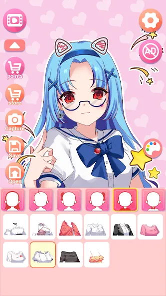 Viya Avatar Maker:emoji (Вия Аватар Мейкер) [МОД Mega Pack] APK Android Screenshot 4