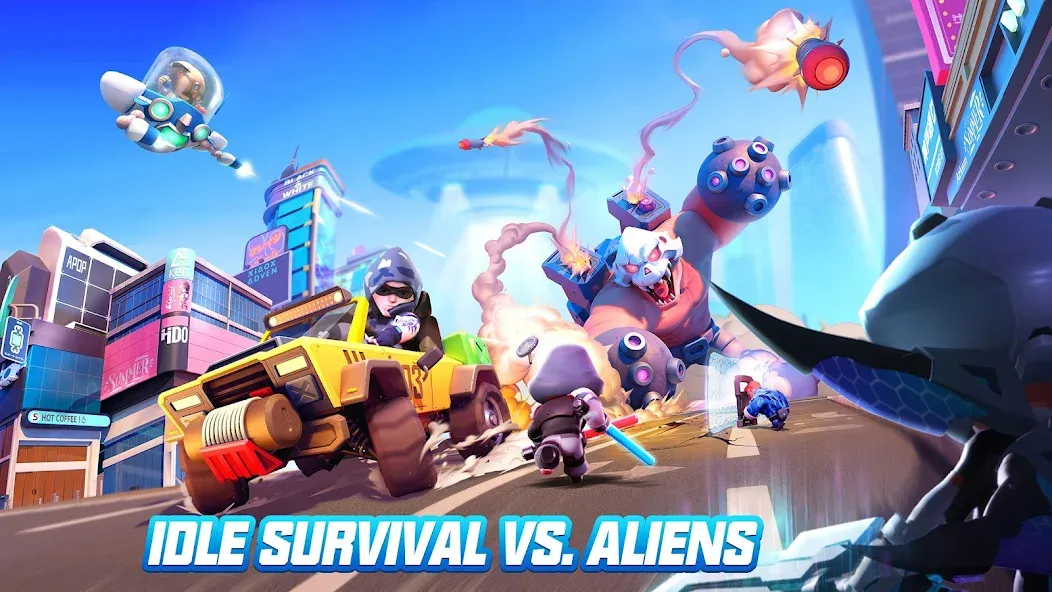 Idle Survivors: Last Stand (Айдл Сурвайворс) [МОД Много денег] APK Android Screenshot 1