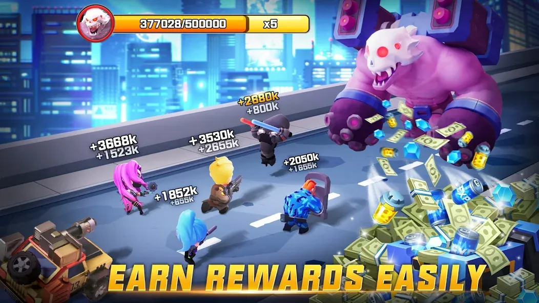 Idle Survivors: Last Stand (Айдл Сурвайворс) [МОД Много денег] APK Android Screenshot 2