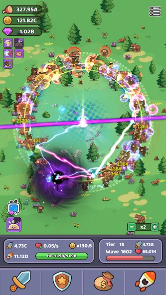 Wild Survival - Idle Defense (Уайлд Сурвивал) [МОД Premium] APK Android Screenshot 2