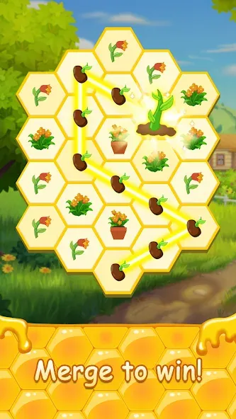 Honey Bottles - merge puzzle (Хани Ботлс) [МОД Premium] APK Android Screenshot 2
