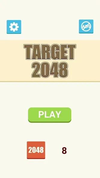 Target 2048 (Таргет 2048) [МОД Premium] APK Android Screenshot 1