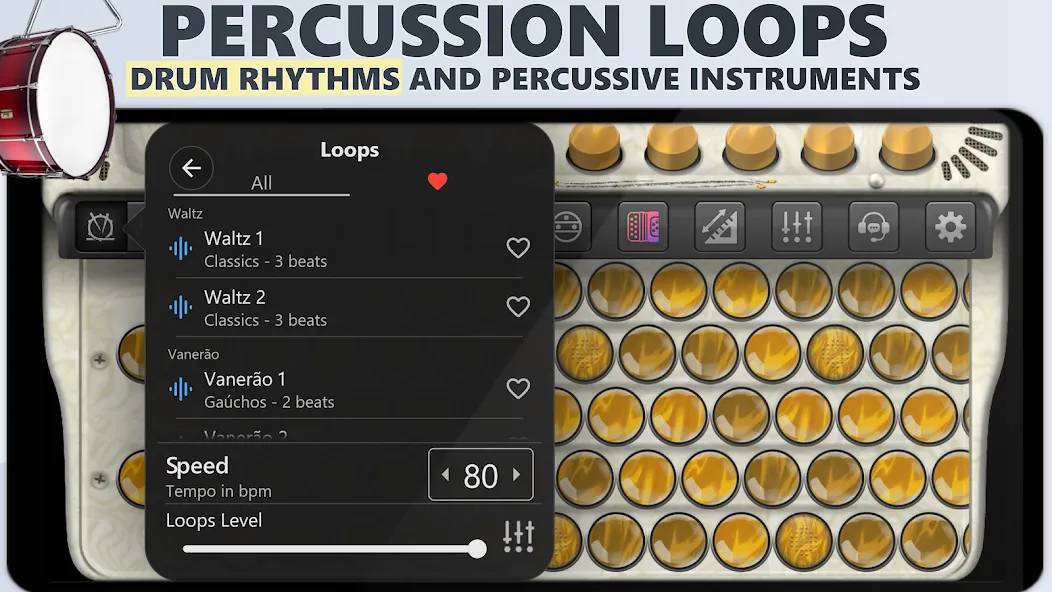 Accordion Chromatic Button (Аккордеон с хроматическими кнопками) [МОД Бесконечные монеты] APK Android Screenshot 3