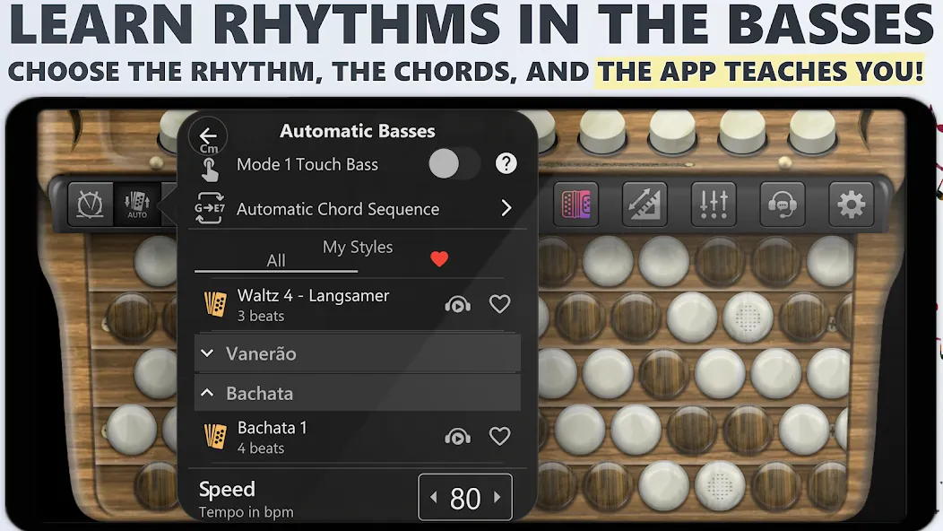 Accordion Chromatic Button (Аккордеон с хроматическими кнопками) [МОД Бесконечные монеты] APK Android Screenshot 4