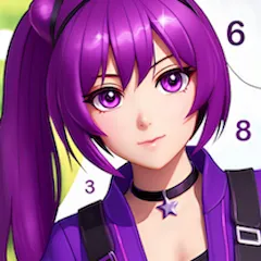 Anime Manga Color by Numbers [МОД Много денег] APK Android
