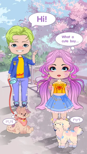 Chibi Doll Dress Up Games [МОД Меню] APK Android Screenshot 5