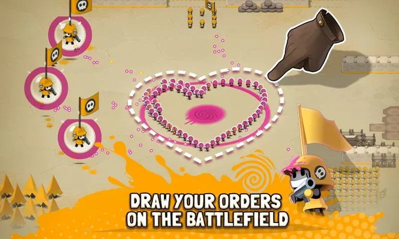 Tactile Wars (Тактильные войны) [МОД Меню] APK Android Screenshot 2