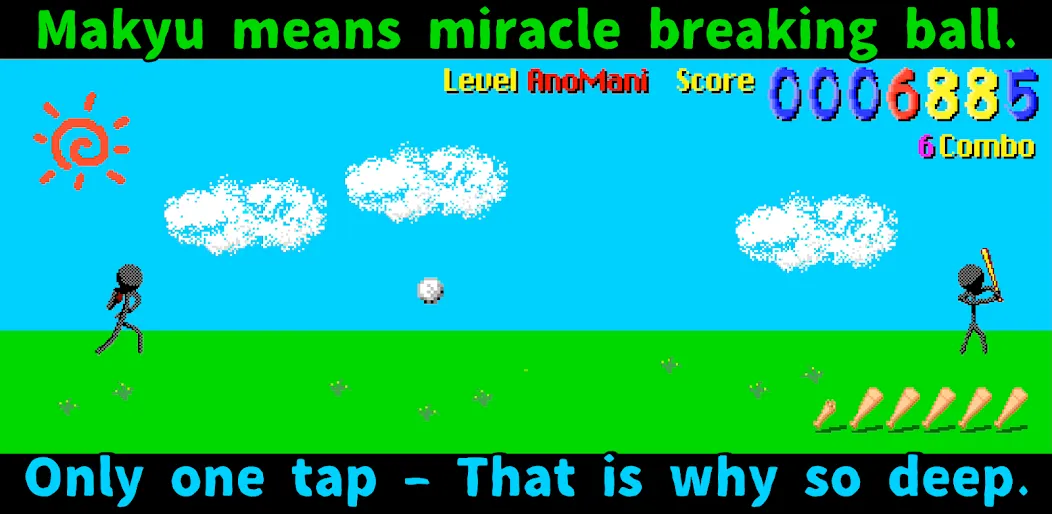 Makyu-san: Casual Batting Game (Макью) [МОД Premium] APK Android Screenshot 1