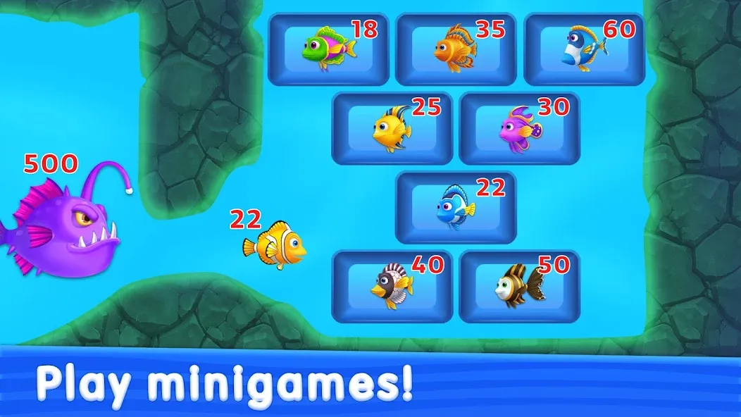 Solitaire TriPeaks: Aquarium (Солитер ТриПикс) [МОД Mega Pack] APK Android Screenshot 2