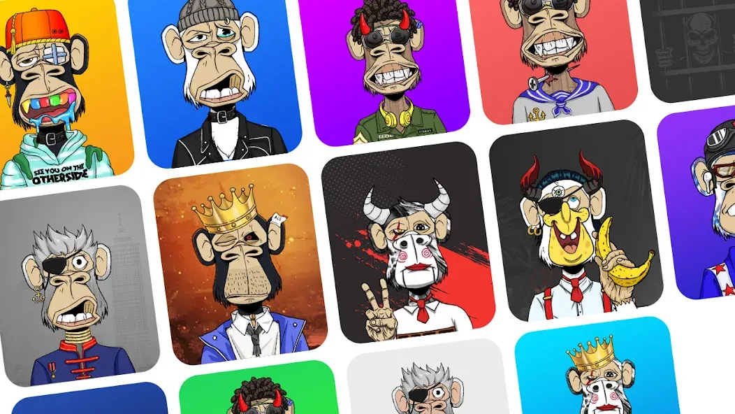 Bored Ape Maker - NFT Art (Боред Эйп Мейкер) [МОД Все открыто] APK Android Screenshot 1