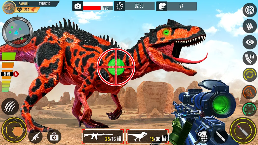 Real Dino Hunting Gun Games (Риал Дино Хантинг Ган Геймс) [МОД Premium] APK Android Screenshot 1