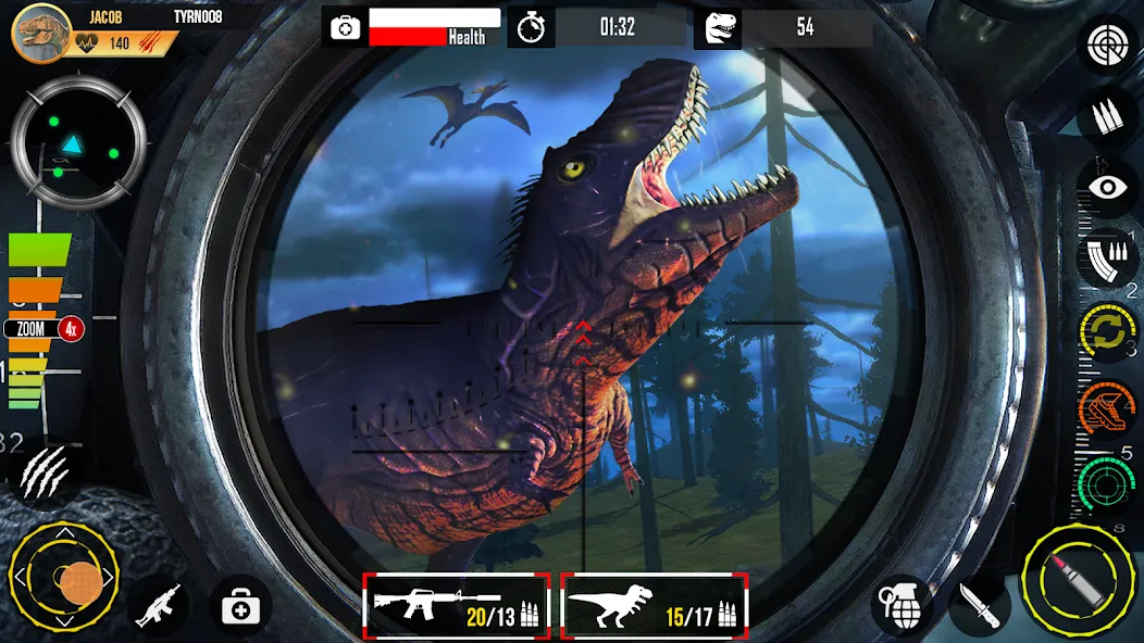 Real Dino Hunting Gun Games (Риал Дино Хантинг Ган Геймс) [МОД Premium] APK Android Screenshot 5