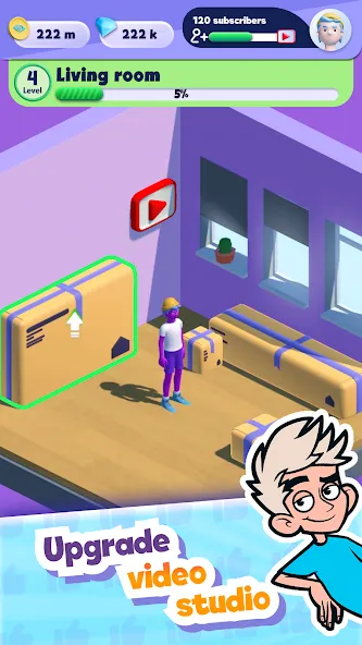 A4 Vlogger: Streamer simulator [МОД Меню] APK Android Screenshot 5