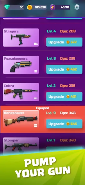 A4 vs Zombies - ZomBattle [МОД Mega Pack] APK Android Screenshot 2