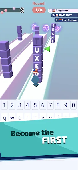 A4 Typer - Play and increase y [МОД Бесконечные монеты] APK Android Screenshot 3