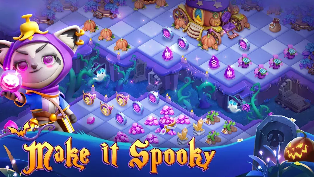 Boom Merge:Mahjong Match Tiles (Бум Мердж) [МОД Mega Pack] APK Android Screenshot 1